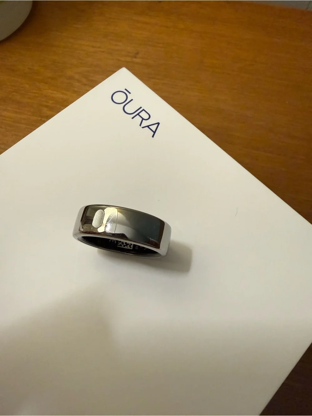 Oura Silver Smart Ring - size 10